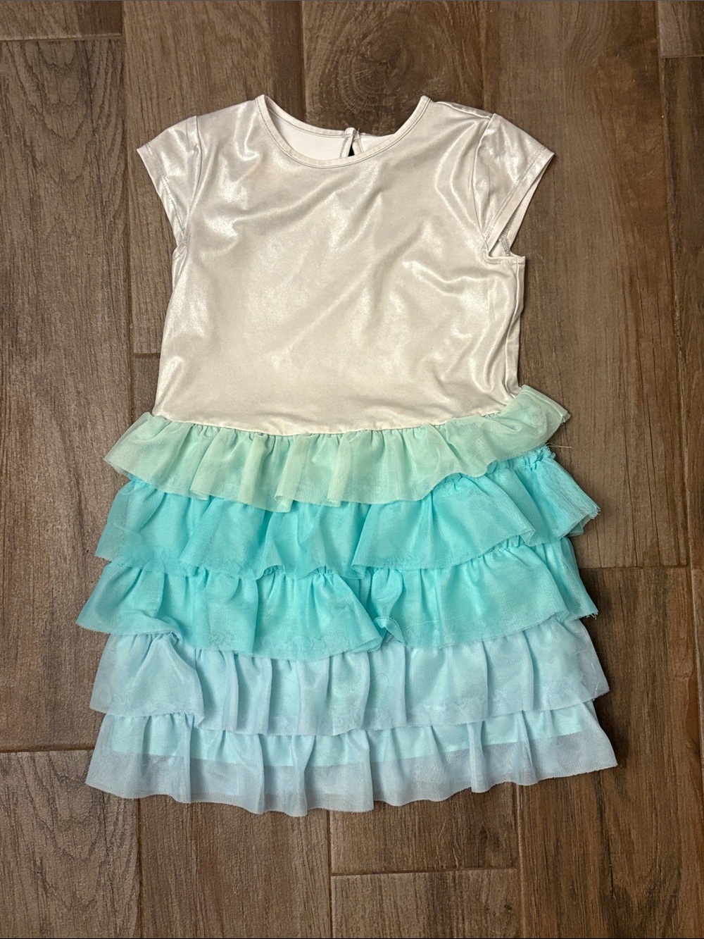 Girls Layered Ruffle Dress